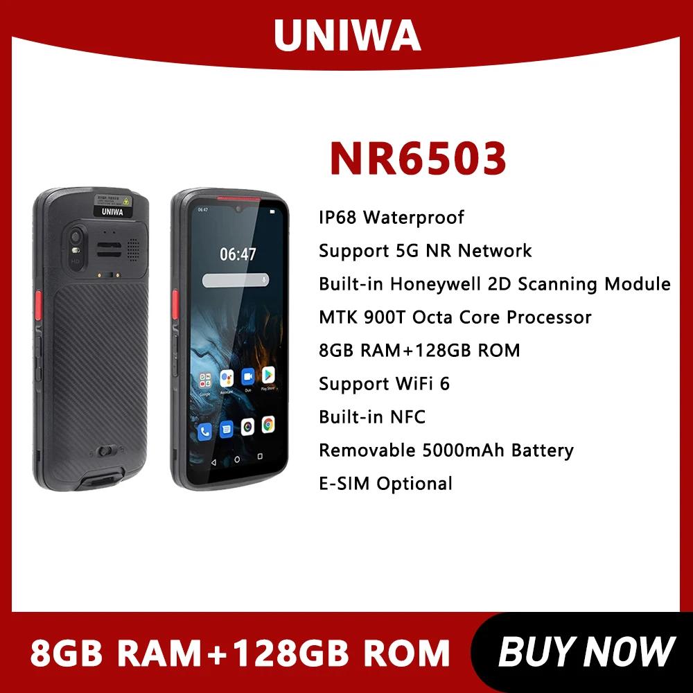 UNIWA NR6503 5G Ʈ, ȵ̵ 13, 8GB + 128GB IP68 QR ĳ, PDA ϴ 2D ĳ  RFID , 5000mAh Ʈũ NFC